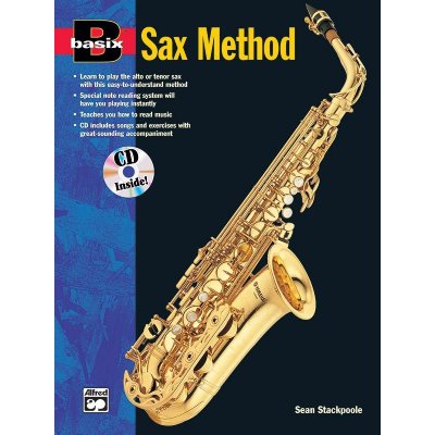 Basix Sax Method a CD alto a tenor saxofon 609686