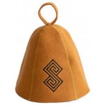 Evei Čepice oranžová s černou výšivkou – Zboží Dáma