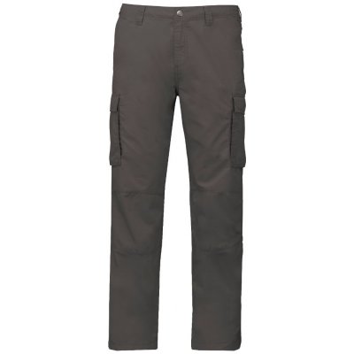 Kariban VINTAGE K745 pánské letní kapsáčové kalhoty do pasu light charcoal – Hledejceny.cz