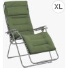 Zahradní židle a křeslo Lafuma MOBILIER Relaxační TV křeslo FUTURA XL, titanový rám s potahem BeComfort Béžová Moka