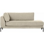 Woood Coulee 200 cm pravá pískově hnědá látková – Zbozi.Blesk.cz