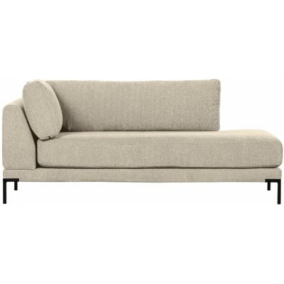 Woood Coulee 200 cm pravá pískově hnědá látková – Zbozi.Blesk.cz