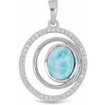 Nefertitis Larimar přívěsek stříbro VP056020 NF38516