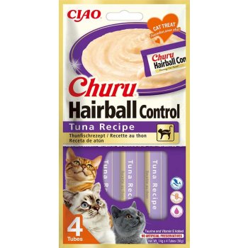 Churu Cat Hairball Control Tuna Recipe 4 x 14 g