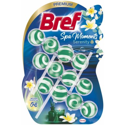 Bref Spa Moments Serenity tuhý WC blok 3 x 50 g – Zboží Dáma