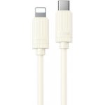 Wekome WDC-55 nabíjecí a datový USB-C na Lightning 1m béžový – Hledejceny.cz