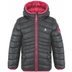 Dětská zimní bunda Loap Intermo Dětská velikost: 112-116 / Barva: černá/růžová – Zboží Mobilmania