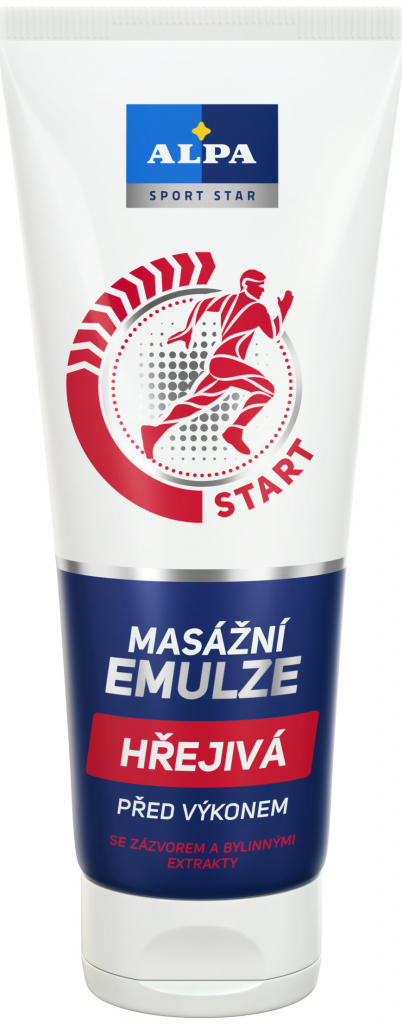 Alpa masážní emulze hřejivá 210 ml