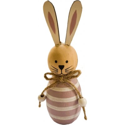 Dřevěný zajíc fialový, 14 cm – Hledejceny.cz