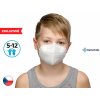 Respirátor Dama Trade respirátor FPP2 vhodný pro děti bílý 10 ks
