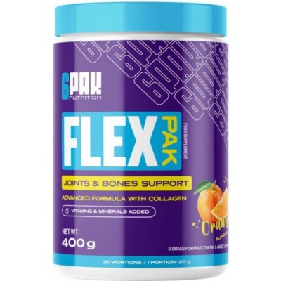 6Pak Nutrition Flex Pak 400 g pomeranč – Hledejceny.cz