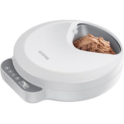 Rojeco Krmítko pro kočky F26 4 Meals Button Version s 2 ledovými balíčky – Zbozi.Blesk.cz