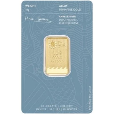 The Royal Mint zlatý slitek 10 g
