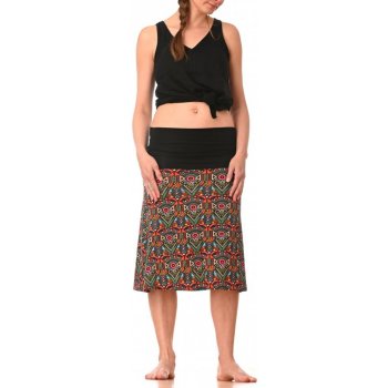 Střečová sukně krátká Azték pink