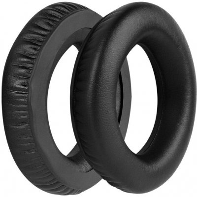 eses náušníky pro sluchátka Sennheiser MM500X MM550X PX360 PX360-BT PXC360-BT černé kožené – Zboží Živě