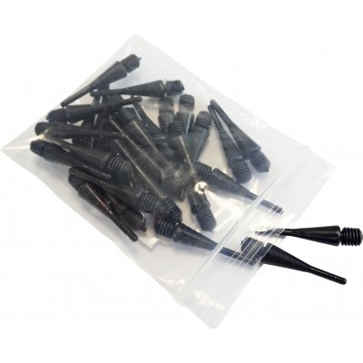 Harrows Hroty soft Micro plastové čierne 30 ks/bal 18mm – Sleviste.cz