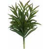 Květina Umělá větvička Dianthus zelená 17,5 cm