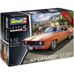 REVELL Plastic ModelKit auto 07727 69 Chevy Camaro 1:12 – Zboží Dáma
