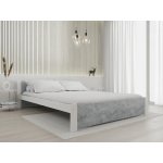 Textilomanie Ikaros beton / bílá s laťkovým roštem matrace Somnia 18 cm – Zboží Dáma