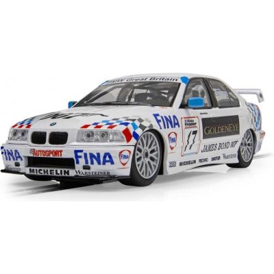 Scarlextric Autíčko Touring C4574 BMW E36 320i BTCC 1995 David Brabham (1:32) – Hledejceny.cz