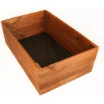 Ohenvzahrade Předsložený vyvýšený záhon dřevěný impregnovaný 120 x 80 x 40 cm hnědý 001582 – Sleviste.cz