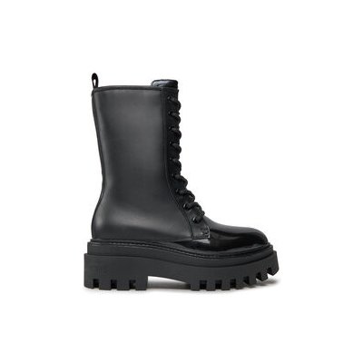 Calvin Klein Jeans turistická obuv Flatform Laceup Boot Patent YW0YW00852 black – Zbozi.Blesk.cz