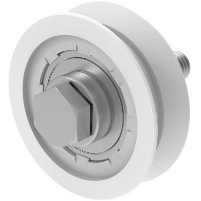 umakov-cz Pojezdové kolečko nylonové - V, INOX, D80mm – Hledejceny.cz