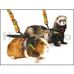 Karlie Flamingo nylonový postroj síťovaný pro morčata a fretky 77-120,5 cm – Zboží Dáma