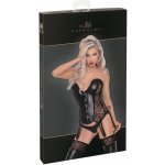 Noir Leopardí vzor top s podvazky černý – Zboží Dáma