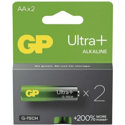 GP Ultra Plus AA 2 ks 1013222000 – Zbozi.Blesk.cz