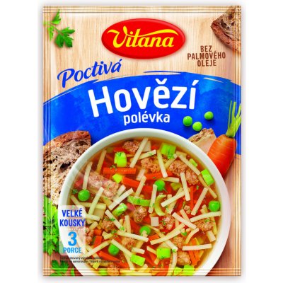 Vitana Poctivá hovězí polévka 78 g – Sleviste.cz