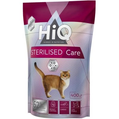 HiQ Cat Dry Adult Sterilised 400 g – Hledejceny.cz