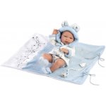 Llorens 73897 NEW BORN CHLAPEČEK realistická miminko s celovinylovým tělem 40 cm – Hledejceny.cz