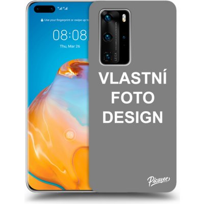 Pouzdro Picasee silikonové Huawei P40 Pro - Vlastní design/motiv černé – Zbozi.Blesk.cz