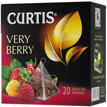 Curtis černý čaj Very Berry pyramidy 20 ks