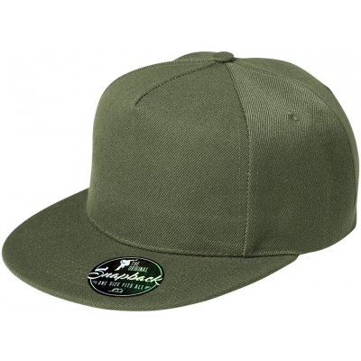 MALFINI Rap 5P s rovným kšiltem unisex 301 khaki – Zbozi.Blesk.cz