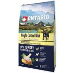 Ontario Mini Weight Control Turkey & Potatoes 6,5 kg – Zboží Mobilmania