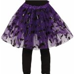 Guirca Tutu sukně s motivem "Halloween" fialová 30 cm – Zboží Dáma