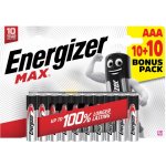 Energizer Max AAA 20ks E303349400 – Zboží Živě