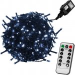 Voltronic 59746 Vánoční LED osvětlení 20 m studená bílá 200 LED + ovladač zelený kabel – Hledejceny.cz