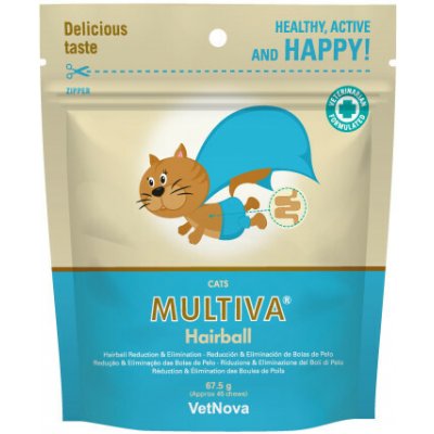Vitamed Pharma Multiva Hairball Cats 45 tbl – Hledejceny.cz