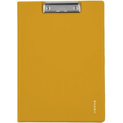 Verde A4 dvojdeska s klipem plast hořčice – Hledejceny.cz