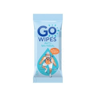 Go Wipes vlhčené ubrousky 8 ks antibakterial – Hledejceny.cz