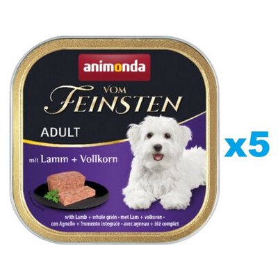 Animonda Vom Feinsten Menue jehně & obilí 5 x 150 g – Zboží Mobilmania