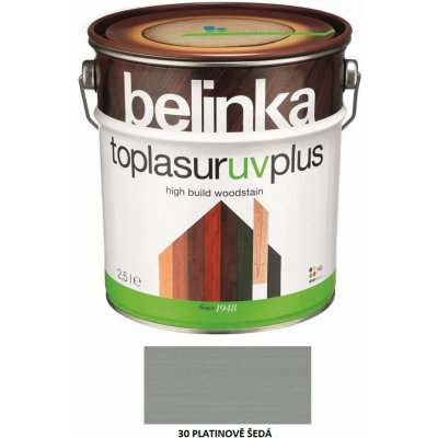 Belinka Toplasur UV Plus 2,5 l Platinová šedá