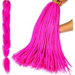 Soulima Vlasy Kanelové syntetické Copánky ombre fialové – Zboží Mobilmania