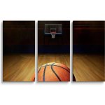 Sablio Obraz - 3-dílný Basketball - 120x80 cm – Hledejceny.cz