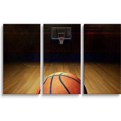Sablio Obraz - 3-dílný Basketball - 120x80 cm – Hledejceny.cz