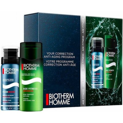 ﻿Biotherm Homme Age Fitness gel na holení 50 ml + pleťový gel 50 ml dárková sada – Zboží Mobilmania