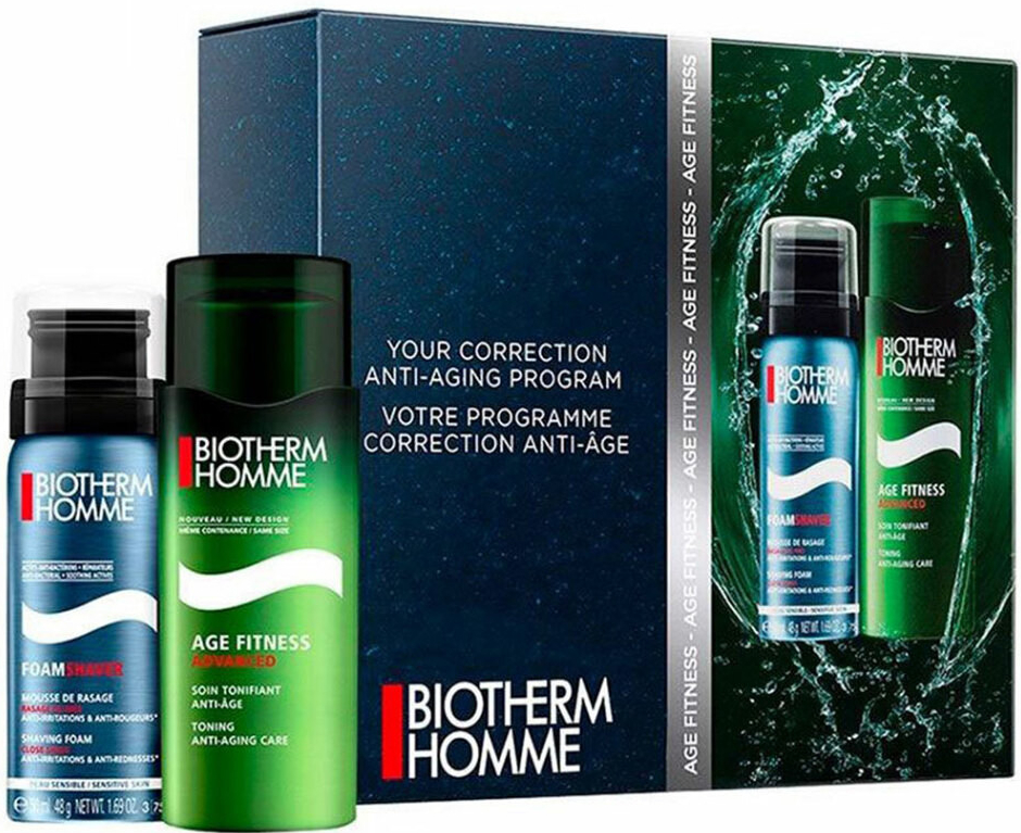﻿Biotherm Homme Age Fitness gel na holení 50 ml + pleťový gel 50 ml dárková sada